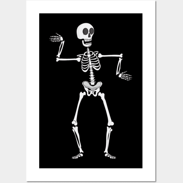 Skeleton Dancing Like an Egyption Wall Art by DANPUBLIC